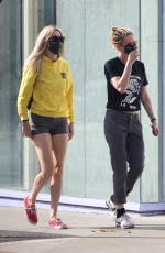 KRISTEN STEWART and DYLAN MEYER Out Shopping in West Hollywood 03/14/2022
