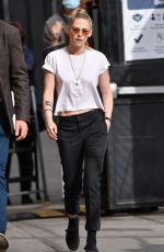 KRISTEN STEWART Arrives at Jimmy Kimmel Live Studios 03/15/2022