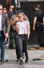KRISTEN STEWART Arrives at Jimmy Kimmel Live Studios 03/15/2022