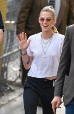KRISTEN STEWART Arrives at Jimmy Kimmel Live Studios 03/15/2022