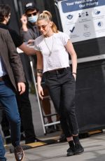 KRISTEN STEWART Arrives at Jimmy Kimmel Live Studios 03/15/2022