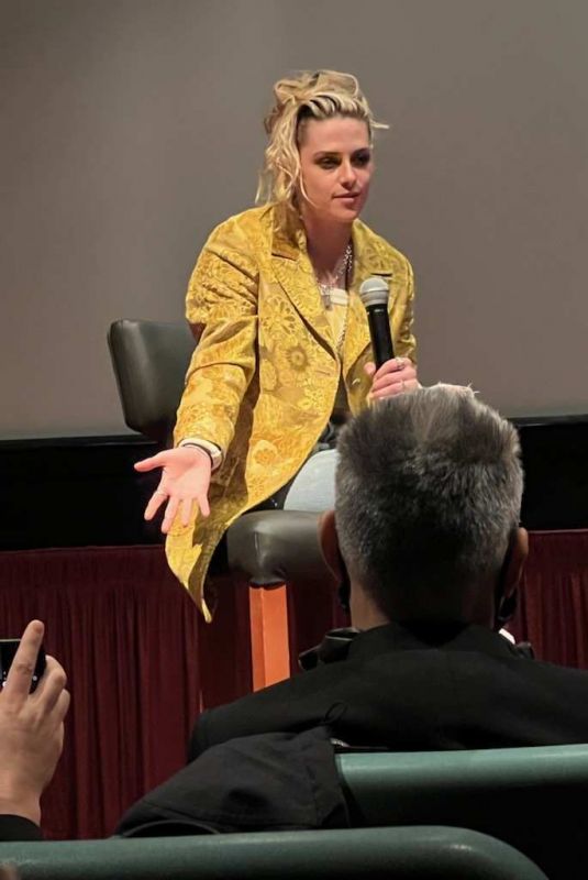 KRISTEN STEWART at Spencer Press Screening and Q&A in Los Angeles 03/17/2022