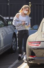 KRISTEN STEWART Leaves a Hair Salon in Beverly Hills 03/22/2022