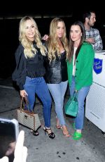 KYLE RICHARDS, TEDDI MELLENCAMP and TAMRA JUDGE at Craig