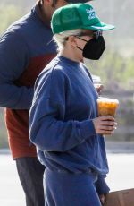 LADY GAGA and Michael Polansky Leaves Grocery Market in Malibu 03/21/2022