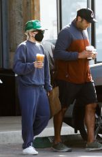 LADY GAGA and Michael Polansky Leaves Grocery Market in Malibu 03/21/2022