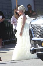 LADY GAGA Arrives at Elton John AIDS Foundation