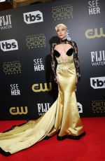 LADY GAGA at 27th Annual Critics Choice Awards in Los Angeles 03/13/2022