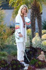 LADY VICTORIA HERVEY Out with Her Dog in Los Angeles 03/10/2022
