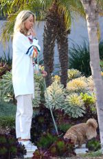 LADY VICTORIA HERVEY Out with Her Dog in Los Angeles 03/10/2022