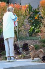 LADY VICTORIA HERVEY Out with Her Dog in Los Angeles 03/10/2022