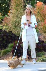 LADY VICTORIA HERVEY Out with Her Dog in Los Angeles 03/10/2022