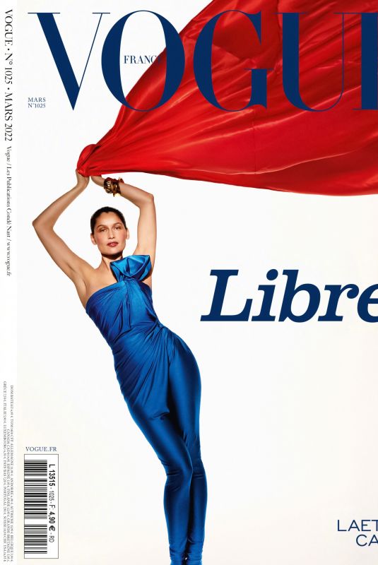 LAETITIA CASTA in Vogue Magazine, France March 2022