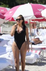 LARSA PIPPEN in Wwimsuit at a Beach in Miami 03/26/2022