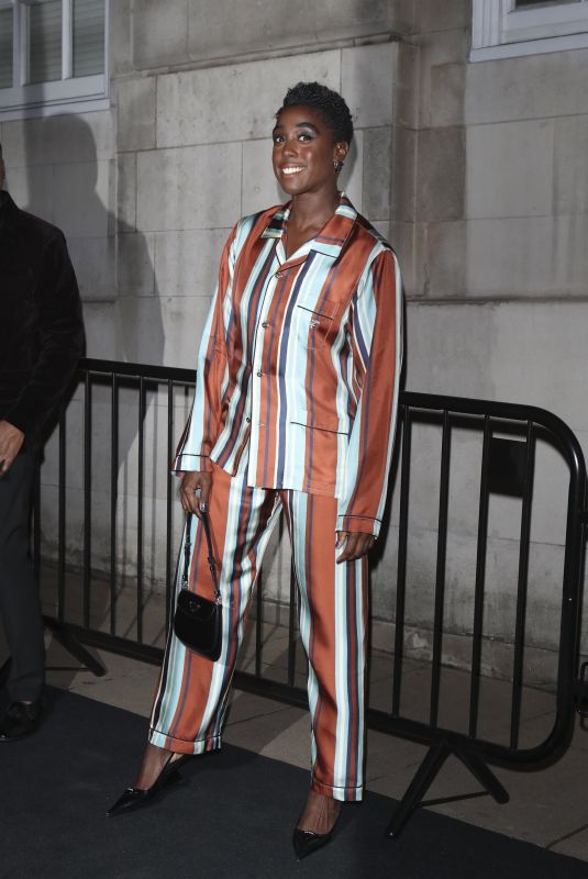 LASHANA LYNCH Arrives at Charles Finch x Chanel BAFTA Dinner in London 03/12/2022