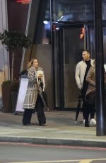 LAURA ANDERSON Arrives at Aster Restaurant in London 03/06/2022