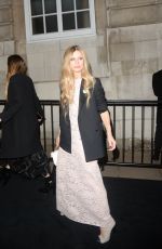 LAURA BAILEY Arrives at Charles Finch & Chanel Pre-BAFTA