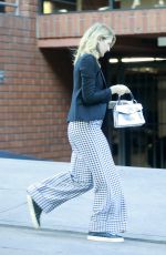 LAURA DERN Out with a Friend at a Restaurant in Brentwood 03/29/2022