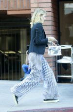 LAURA DERN Out with a Friend at a Restaurant in Brentwood 03/29/2022