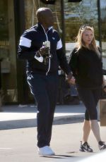 LAURA STRAYER and Seal at Erewhon Organic Grocers in Los Angeles 03/08/2022