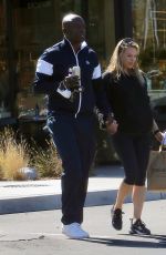 LAURA STRAYER and Seal at Erewhon Organic Grocers in Los Angeles 03/08/2022