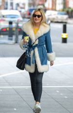LAURA WHITMORE Arrives at BBC Studios in London 03/06/2022