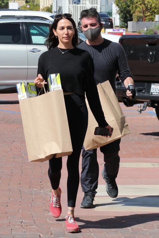 LAUREN SILVERMAN and Simon Cowell Out Shopping in Malibu 03/21/2022