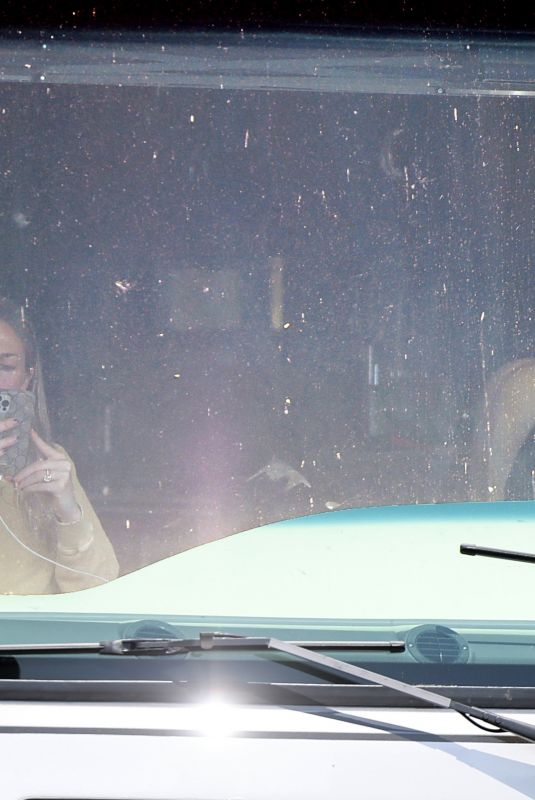 LEANN RIMES and Eddie Cibrian in Their Enormous Luxury Winnebago in Los Angeles 03/18/2022