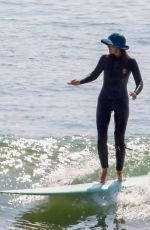 LEIGHTON MEESTER Out Surfing in Malibu 03/03/2022