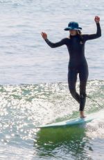 LEIGHTON MEESTER Out Surfing in Malibu 03/03/2022