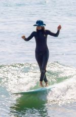LEIGHTON MEESTER Out Surfing in Malibu 03/03/2022