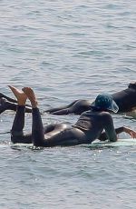 LEIGHTON MEESTER Out Surfing in Malibu 03/03/2022