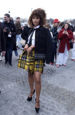 LENA MAHFOUF at Dior Show at Paris Fashion Week 03/01/2022
