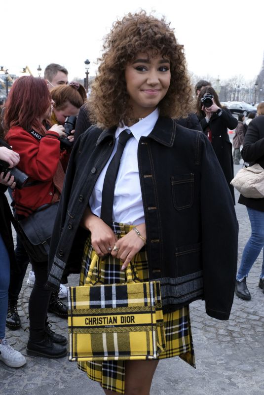 LENA MAHFOUF at Dior Show at Paris Fashion Week 03/01/2022