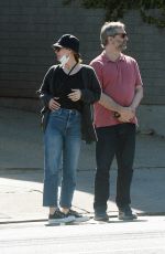 LESLIE MANN and Judd Apatow Out in Los Angeles 03/09/2022
