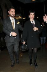 LILY ALLEN Leaves Scott