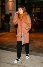 LILY COLLINS and Charlie McDowell Out in New York 03/24/2022