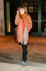 LILY COLLINS and Charlie McDowell Out in New York 03/24/2022