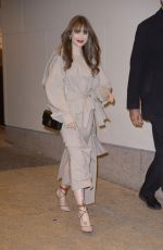 LILY COLLINS at CBS Studios in New York 03/22/2022