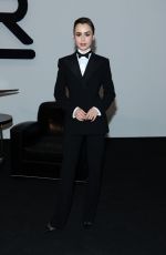 LILY COLLINS at Ralph Lauren Fashion Show in New York 03/22/2022