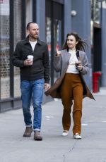 LILY COLLINS Out and About in New York 03/20/2022