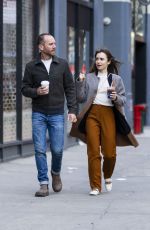 LILY COLLINS Out and About in New York 03/20/2022