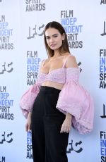 LILY JAMES at 2022 Independent Spirit Film Awards in Santa Monica 03/06/2022