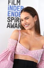 LILY JAMES at 2022 Independent Spirit Film Awards in Santa Monica 03/06/2022