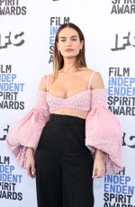 LILY JAMES at 2022 Independent Spirit Film Awards in Santa Monica 03/06/2022