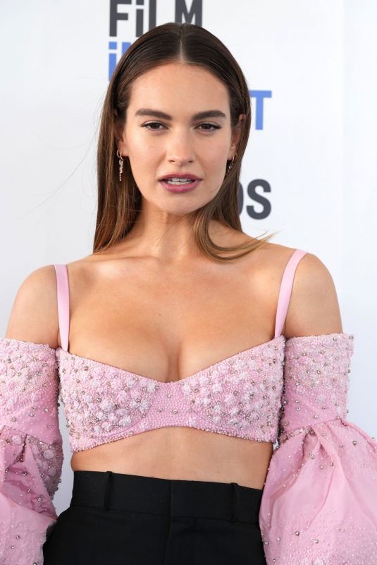 LILY JAMES at 2022 Independent Spirit Film Awards in Santa Monica 03/06/2022
