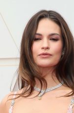 LILY JAMES at 94th Annual Academy Awards at Dolby Theatre in Los Angeles 03/27/2022