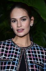 LILY JAMES at Chanel Pre-oscars Party in Beverly Hills 03/26/2022
