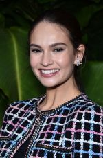 LILY JAMES at Chanel Pre-oscars Party in Beverly Hills 03/26/2022