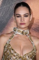 LILY JAMES at Pam & Tommy Finale Premiere in Los Angeles 03/08/2022